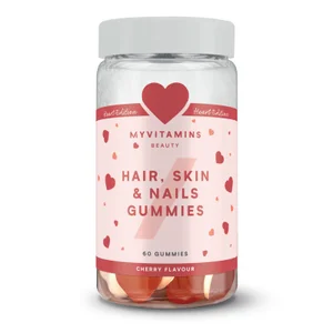 Gominolas para Cabello, Piel y Uñas - Sabor cereza y forma de corazón - Flavour Cherry