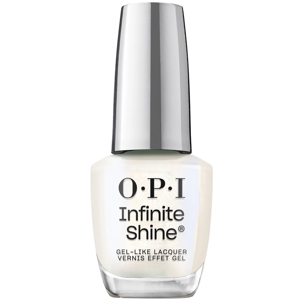 OPI Infinite Shine Long-Wear Gel-Like Shimmery White Nail Polish - Shimmer Takes All 15ml Imagen 1