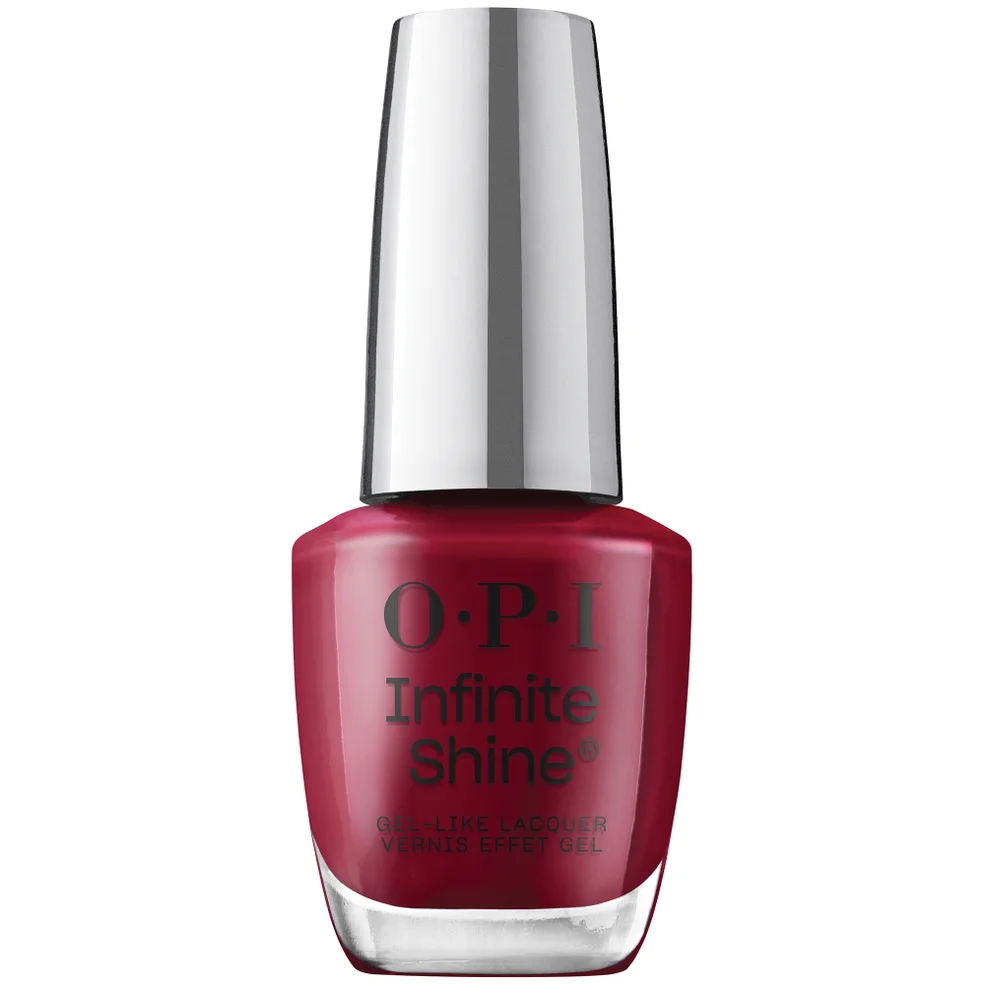 OPI Infinite Shine Long-Wear Gel-Like Dark Red Nail Polish - Malaga Wine 15ml Imagen 1