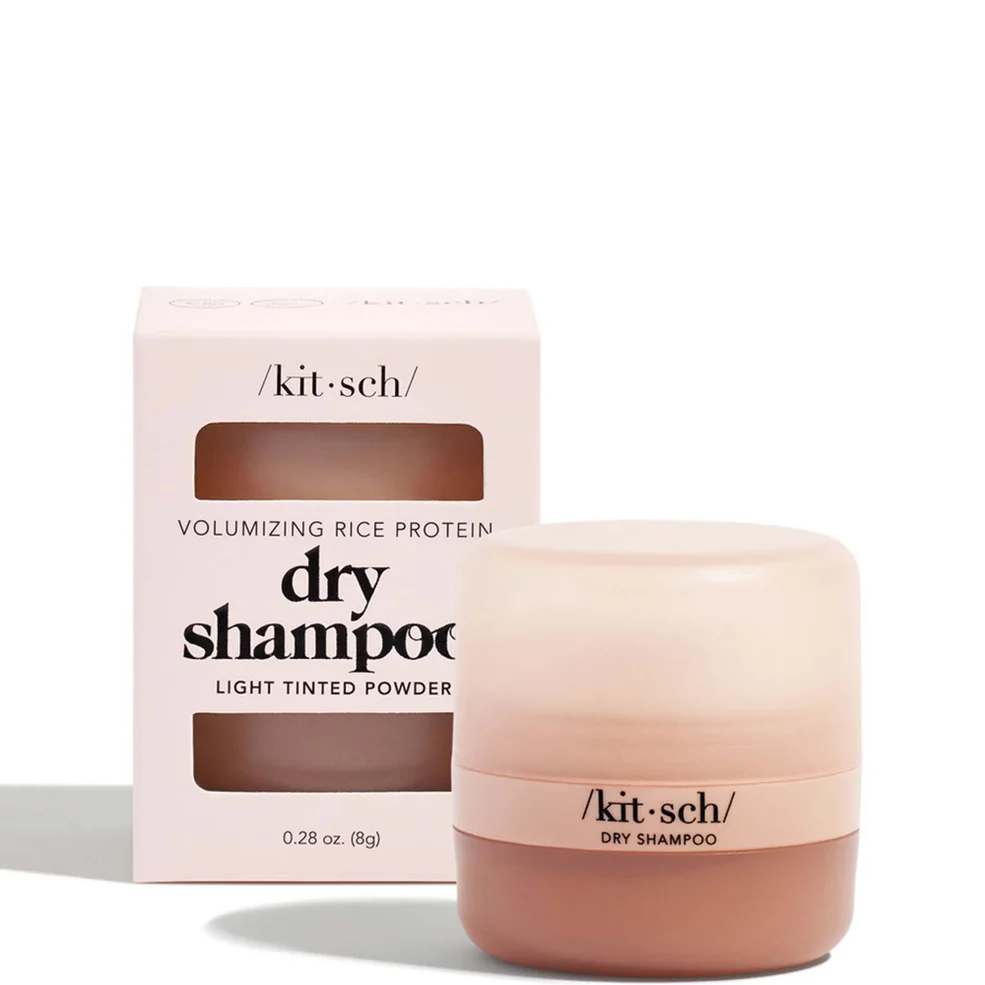Kitsch Volumising Rice Protein Dry Shampoo - Light Tinted Powder 8g Imagen 1