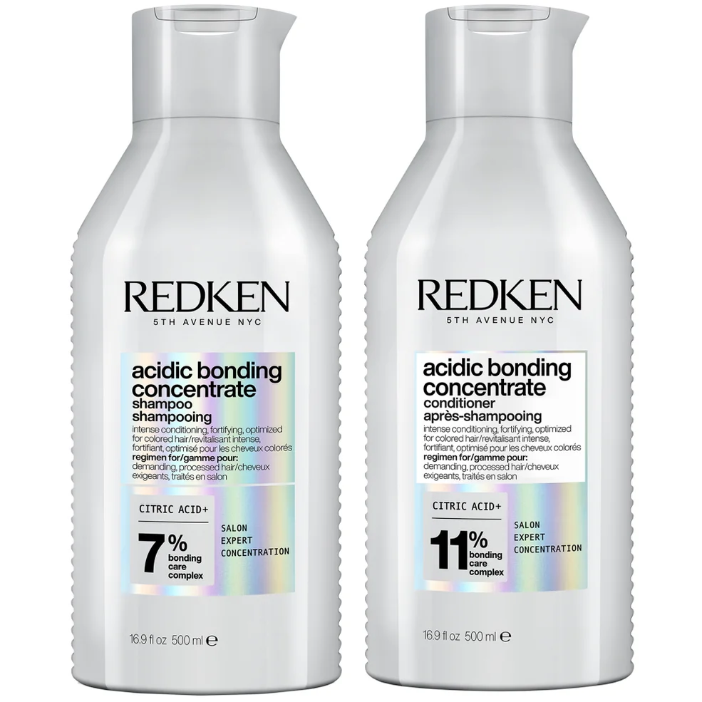 Redken Acidic Bonding Concentrate Shampoo and Conditioner 500ml Bond Repair Supersize Bundle Imagen 1