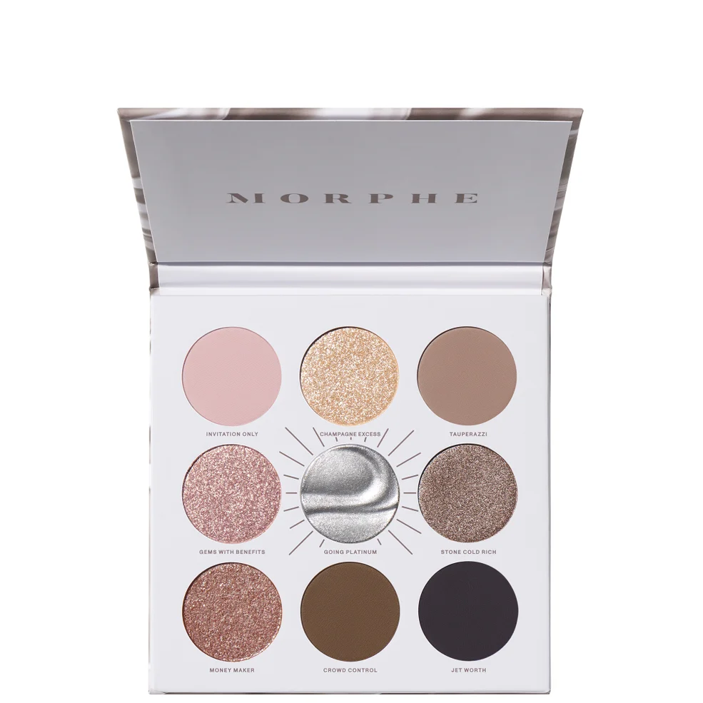 Morphe 9 Pan Going Platinum Artistry Palette Imagen 1