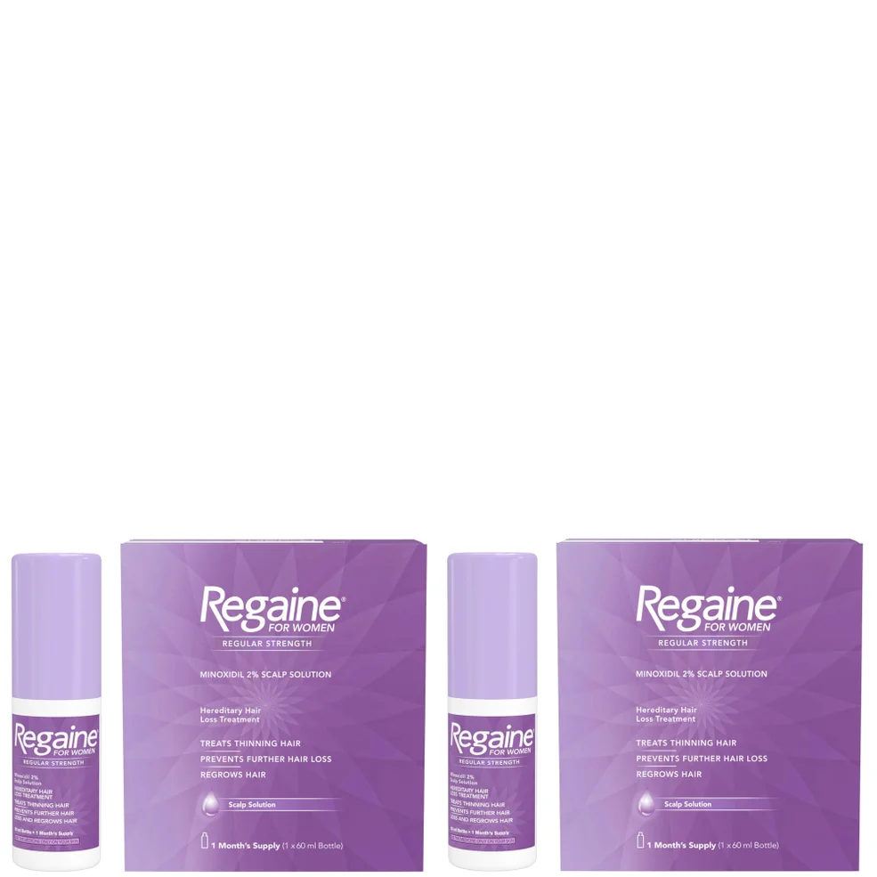 Regaine For Women Re-Growth Scalp Solution with 2% Minoxidil - 2 Month Supply Bundle Imagen 1