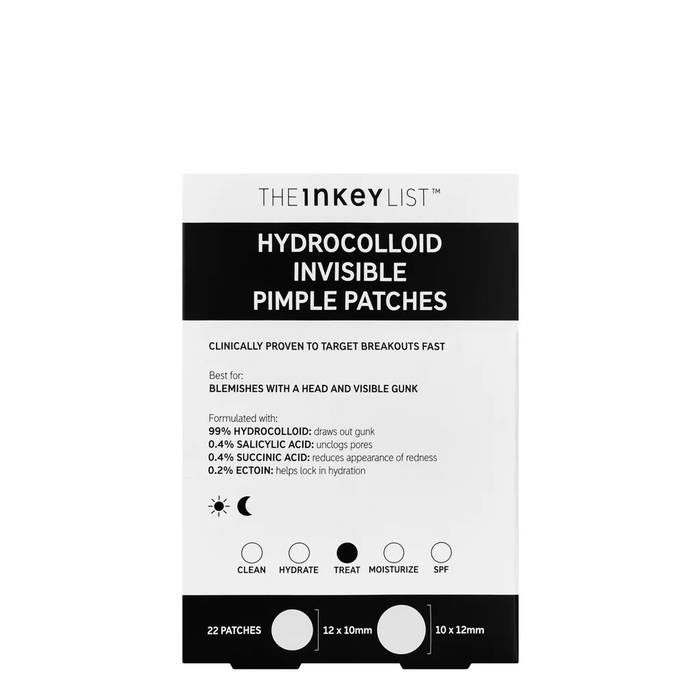 The INKEY List Hydrocolloid Invisible Pimple Patches (22 patches) Imagen 1