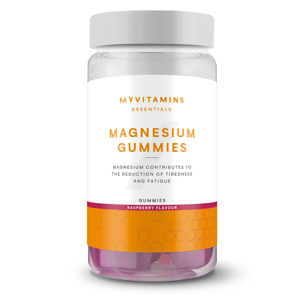 Myvitamins Magnesium Gummies, Raspberry Flavour, 30 Servings Imagen 1