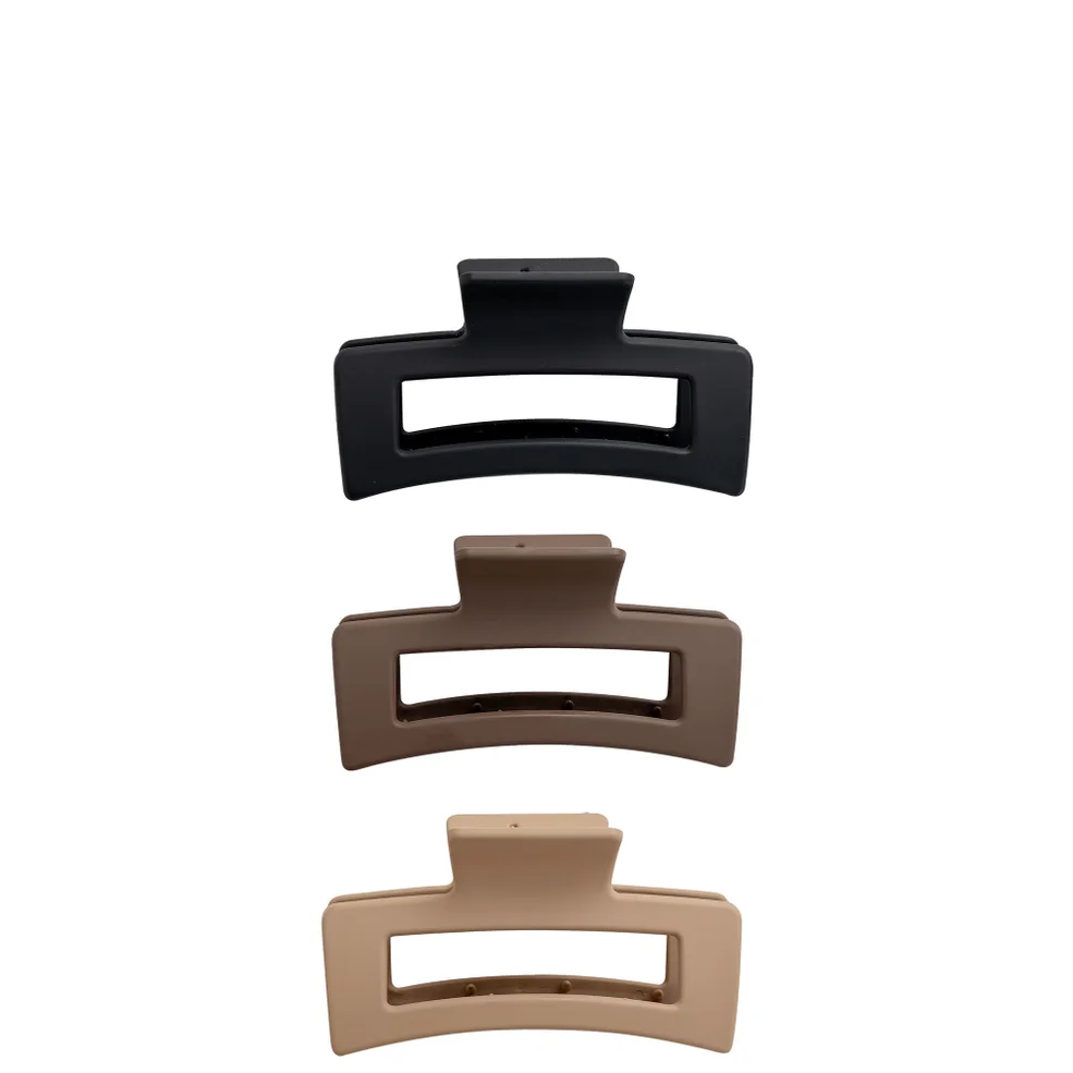 brushworks Classic Claw Clips (3 Pack) Imagen 1
