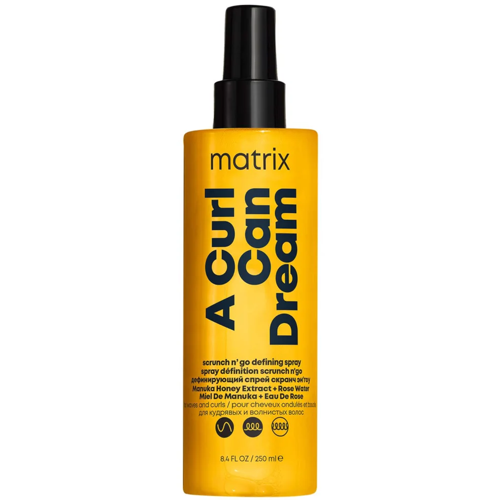 Matrix A Curl Can Dream Scrunch 'N' Go Defining Spray with 230°C Heat Protection for Definition on Waves and Curls 150ml Imagen 1