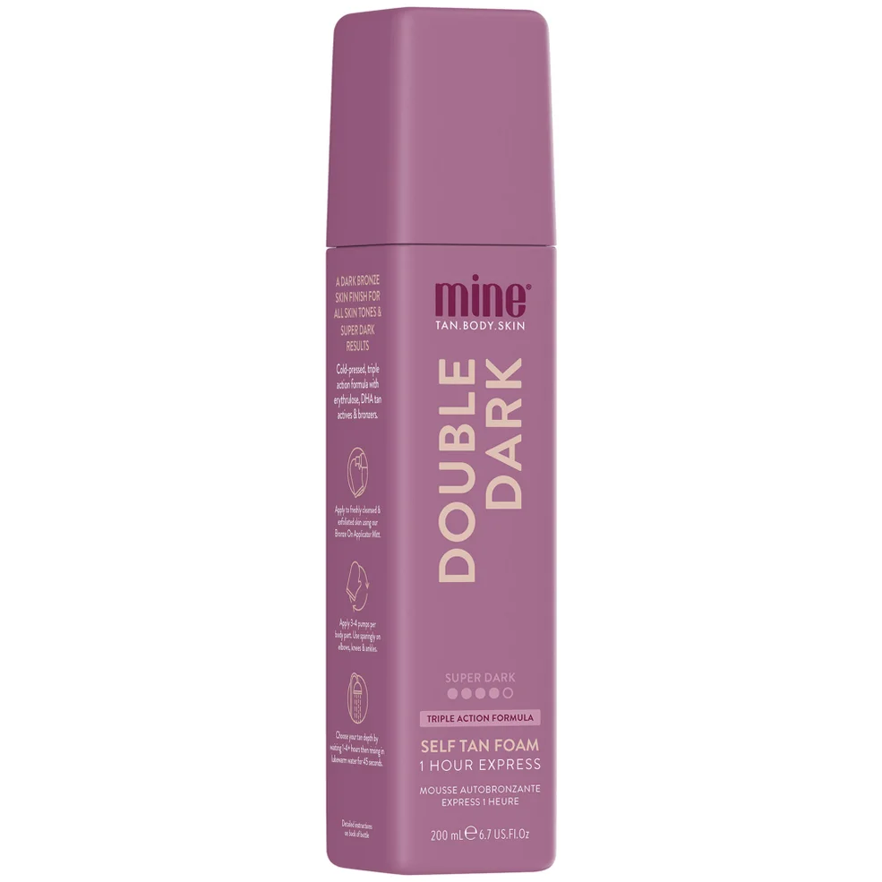 MineTan Double Dark Self Tan Mousse 200ml Imagen 1
