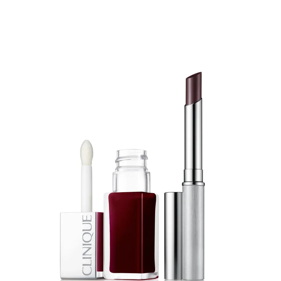 Clinique Limited-Edition Black Honey Almost Lipstick and Lip + Cheek Oil Duo Imagen 1