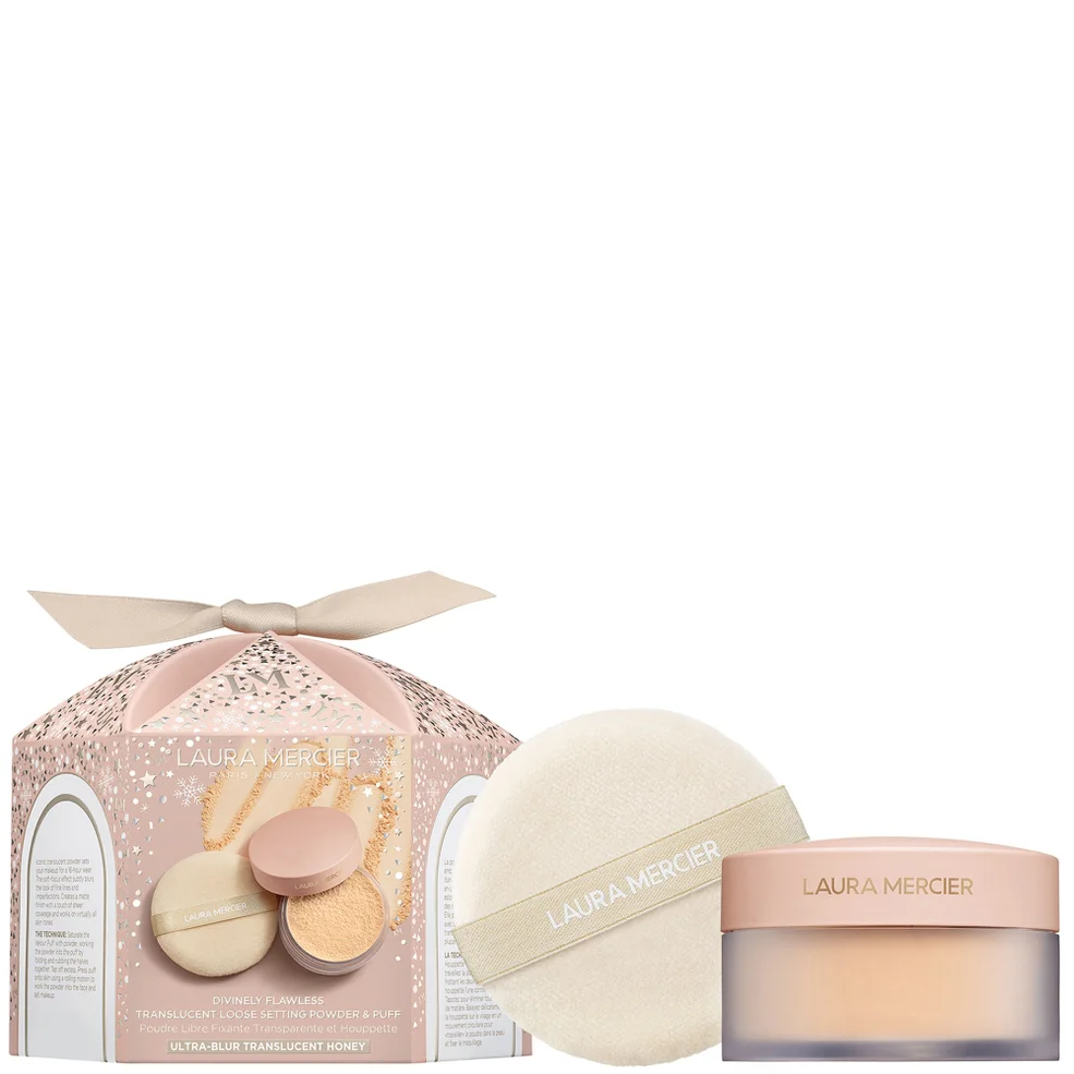 Laura Mercier Divinely Flawless Ultra-Blur Translucent Loose Setting Powder and Puff 20g (Various Shades) Imagen 1
