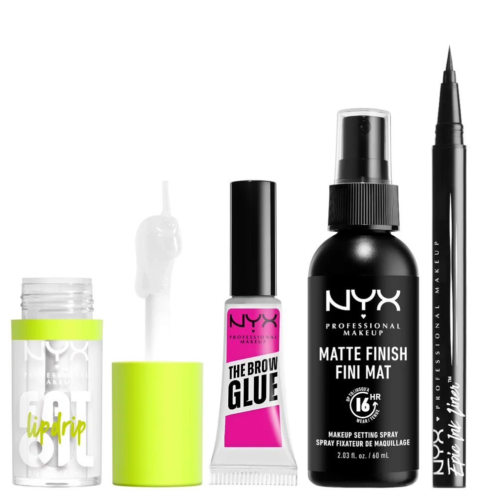 NYX Professional Makeup Iconic Hero Lip, Eye and Face Bundle Imagen 1