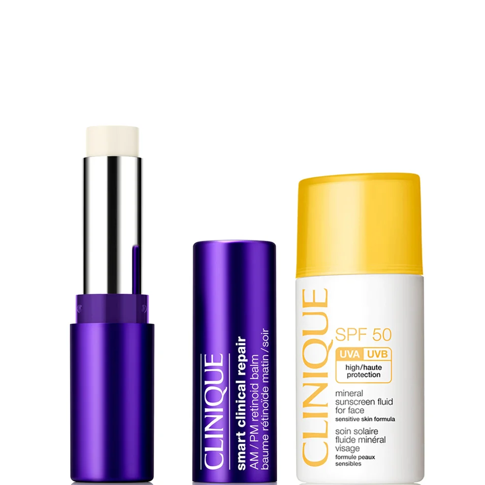 Clinique Smart Clinical Repair AM/PM Retinoid Balm and SPF 50 Mineral Fluid Duo Imagen 1