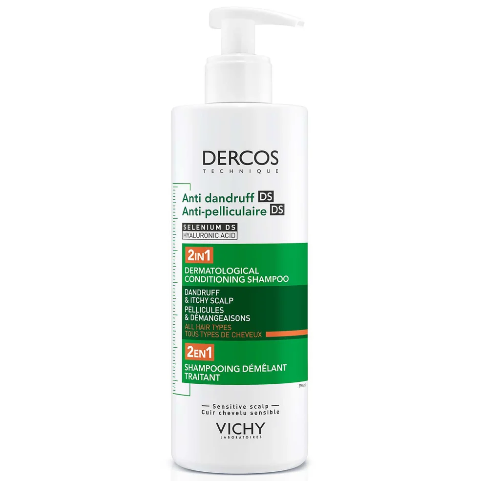 Vichy Dercos Anti-Dandruff 2in1 Dermatological Conditioning Shampoo 390ml Imagen 1