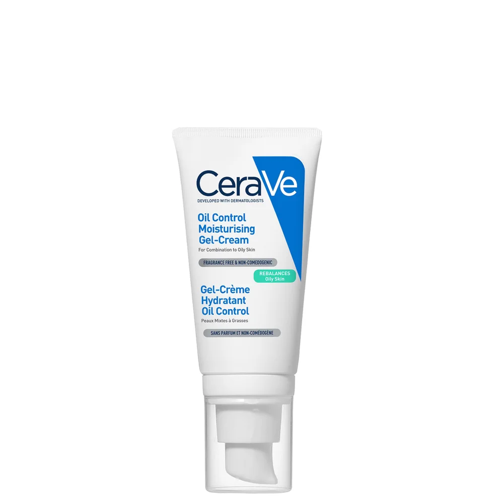 CeraVe Oil Control Moisturising Gel-Cream With Oil Absorbing Technology and Ceramides for Combination and Oily Skin 52ml Imagen 1