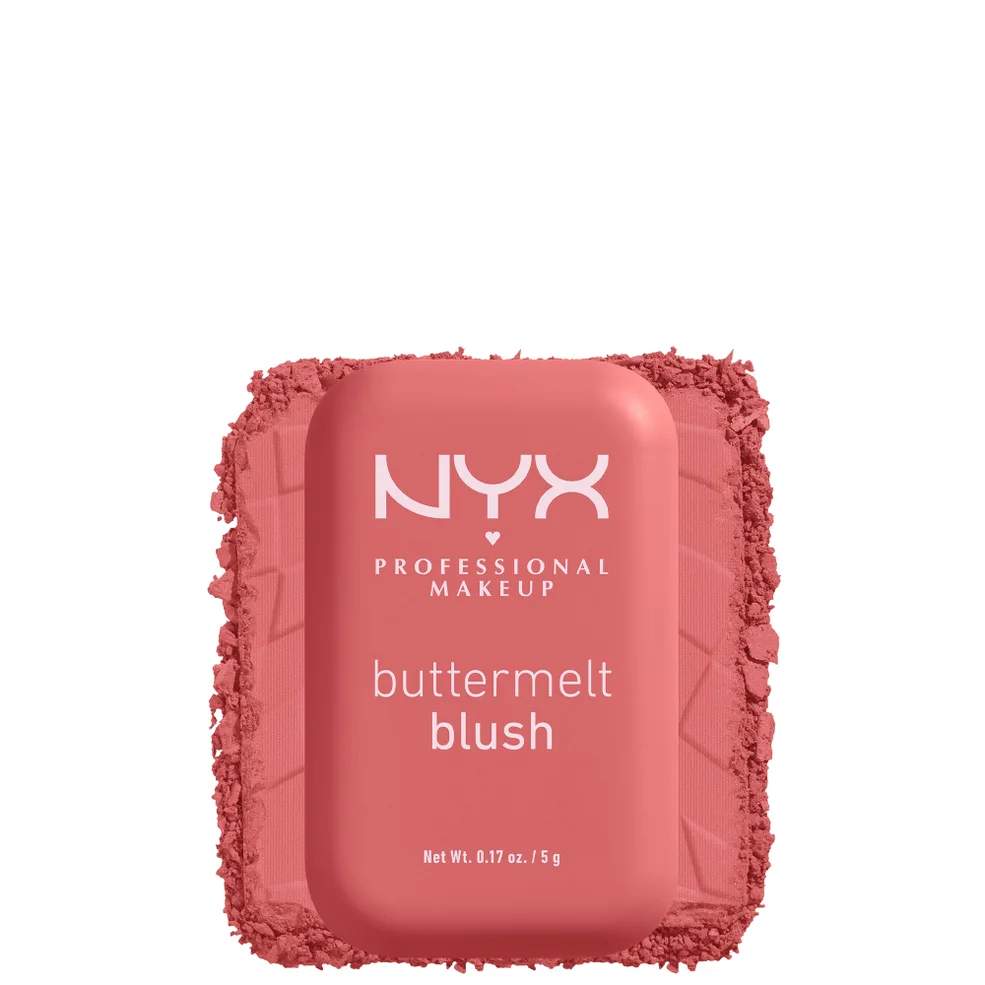 NYX Professional Makeup Buttermelt Powder Blush, up to 12H Wear, Fade and Transfer Resistant - Feeling Butta Imagen 1