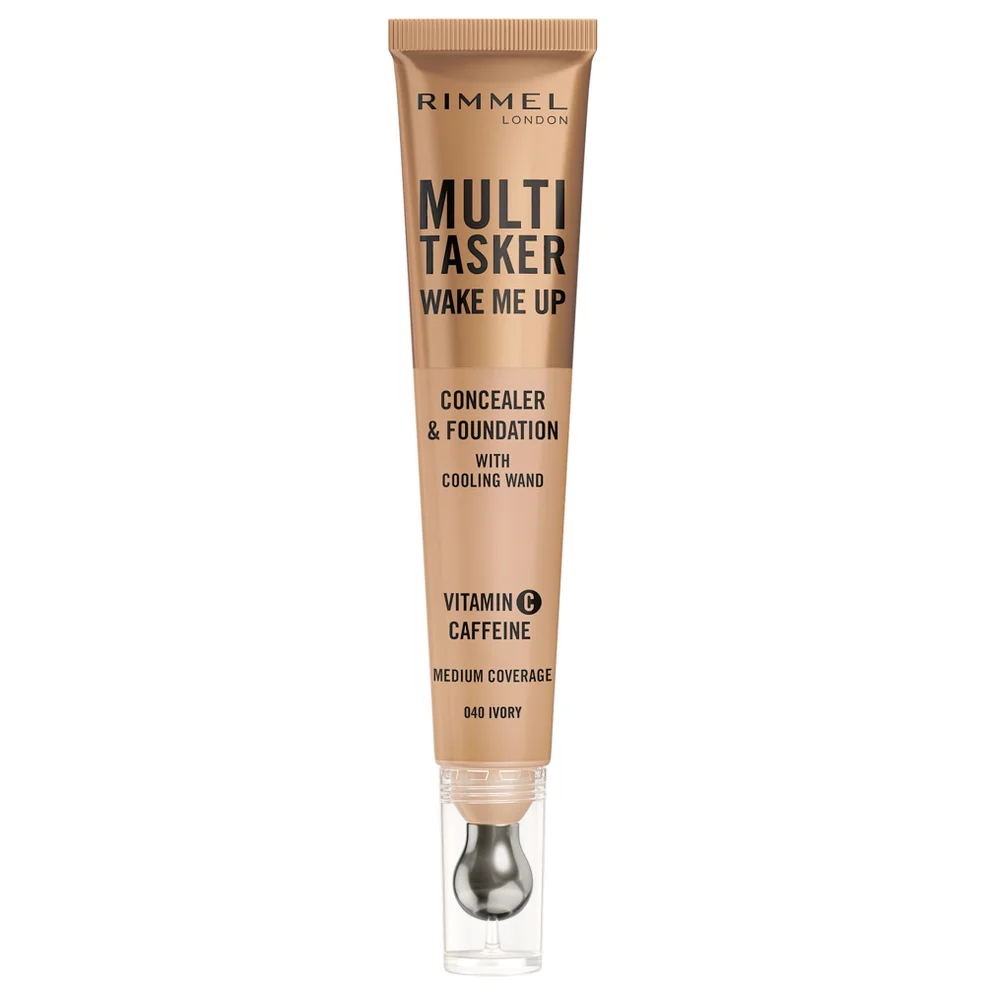 Rimmel Multi-Tasker Wake Me Up Foundation and Concealer 20ml (Various Shades) Imagen 1