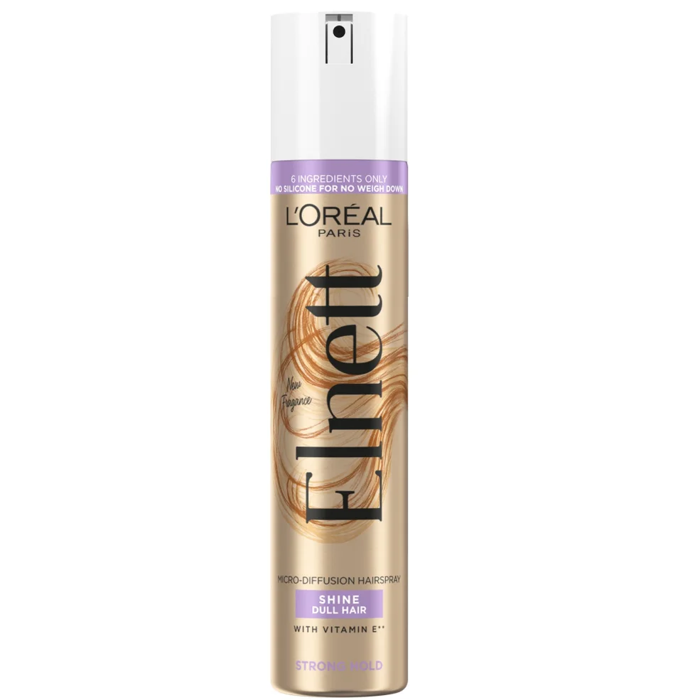 L'Oréal Paris Elnett Hair Spray for Dull Hair with Vitamin E 200ml Imagen 1