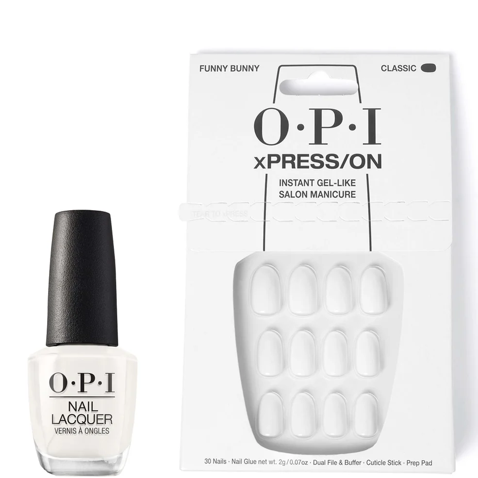 OPI xPRESS/ON Funny Bunny EXCLUSIVE and Funny Bunny Nail Polish Bundle Imagen 1