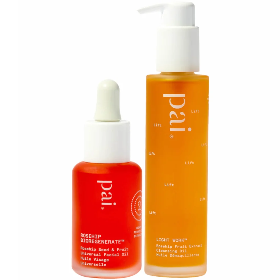 Pai Skincare Rosehip Bioregenerate Oil 30ml and Light Work Rosehip Cleansing Oil 100ml Duo Imagen 1