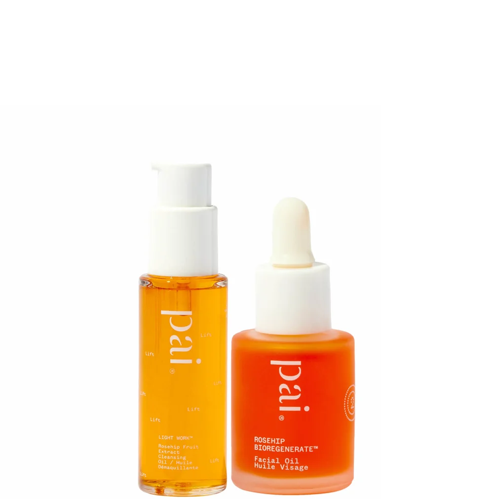 Pai Skincare Rosehip Bioregenerate Oil 10ml and Light Work Rosehip Cleansing Oil 28ml Duo Imagen 1