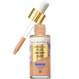 Max Factor Miracle Pure Skin Revival Serum Foundation 30ml (Various Shades) - Shade 40-60 Light