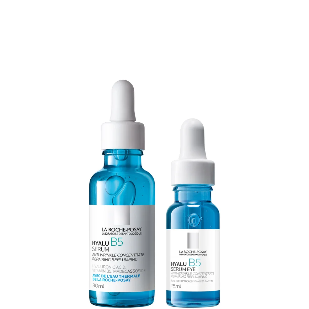 La Roche-Posay Replump and Hydrate Hyalu B5 Duo: Face Serum and Eye Cream Hyaluronic Acid Concentrated Care Imagen 1