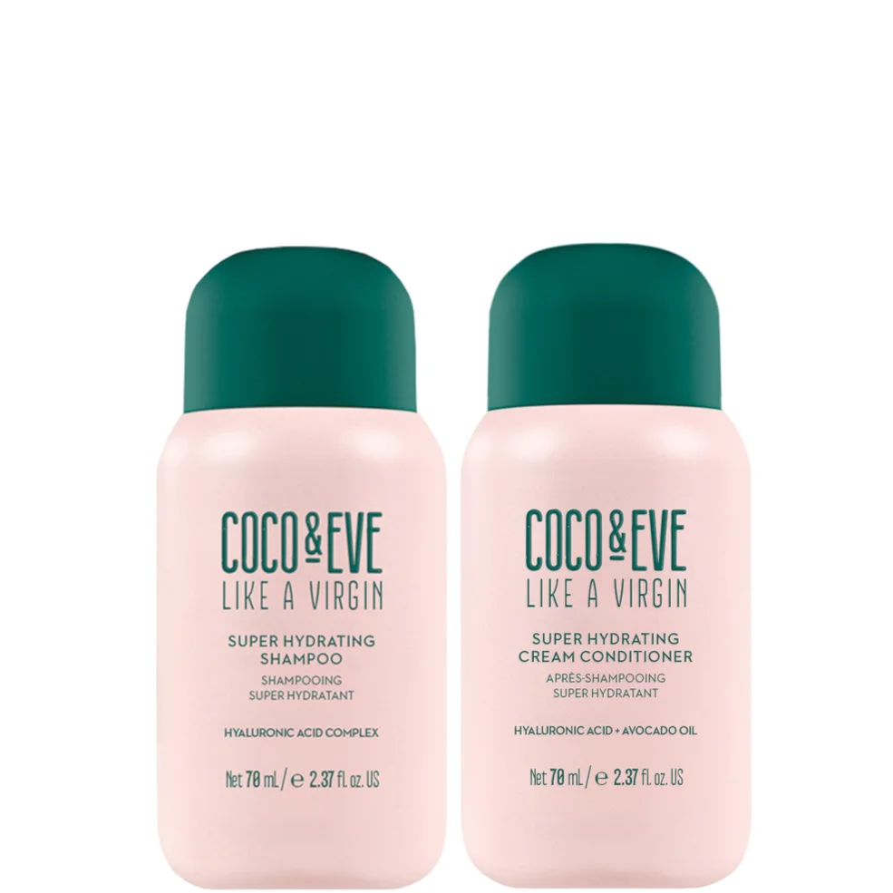 Coco & Eve Super Hydrating Shampoo and Conditioner Travel Bundle Imagen 1