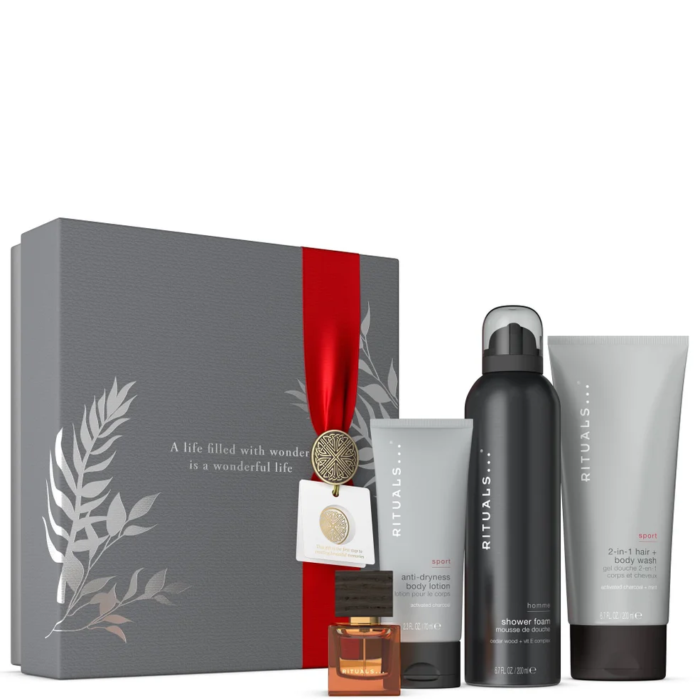 Rituals Homme & Sport Collection Men's Aromatic Medium Bath and Body Gift Set Imagen 1