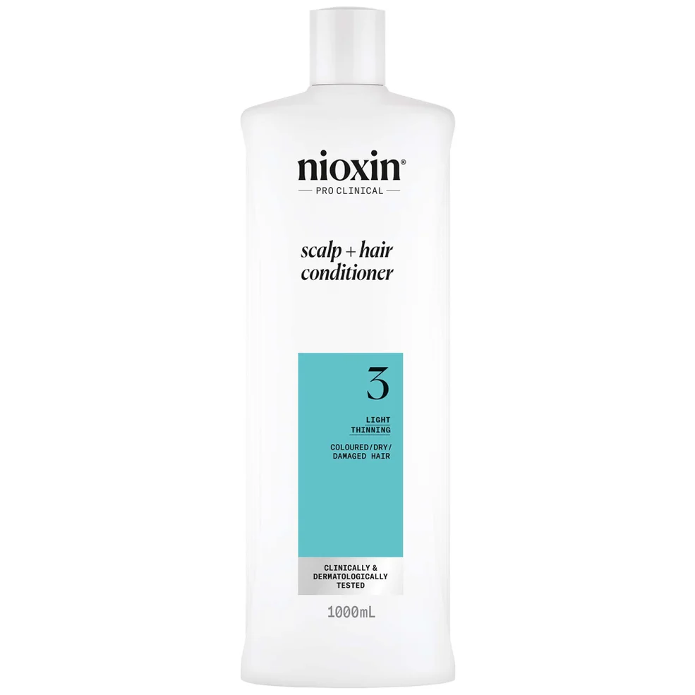 NIOXIN Scalp and Hair Thickening System 3 Conditioner for Coloured Dry and Damaged Hair with Light Thinning 1L Imagen 1