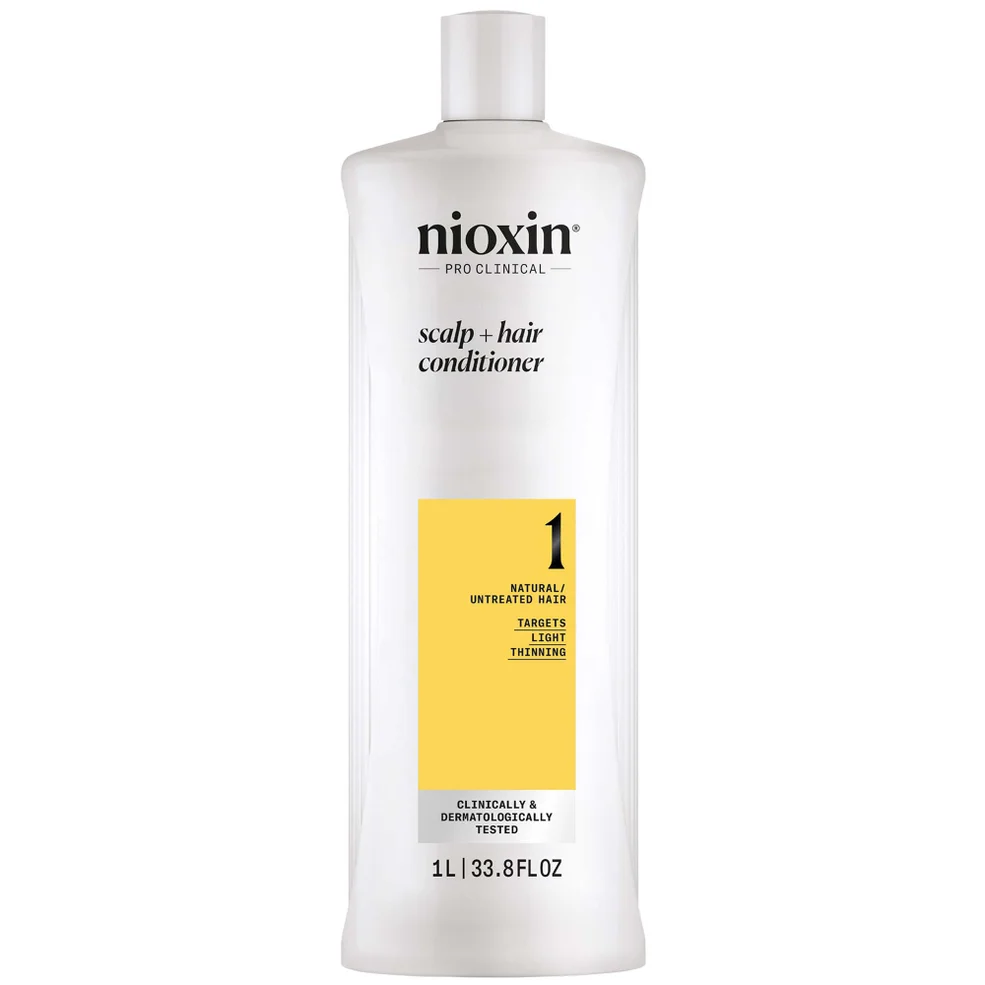 NIOXIN Scalp and Hair Thickening System 1 Conditioner for Natural Hair with Light Thinning 1L Imagen 1