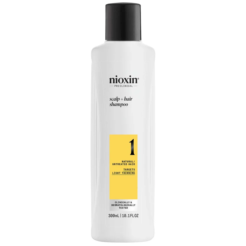 NIOXIN Scalp and Hair Thickening System 1 Shampoo for Natural Hair with Light Thinning 300ml Imagen 1