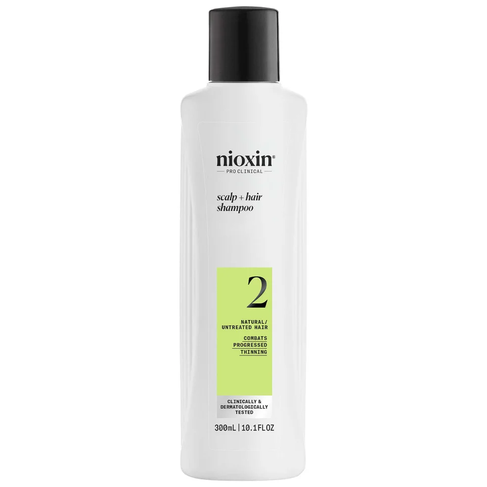 NIOXIN Scalp and Hair Thickening System 2 Shampoo for Natural Hair with Progressed Thinning 300ml Imagen 1