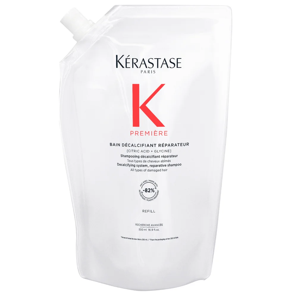 Kérastase Première Shampoo Decalcifying & Repairing Refill Pouch for Damaged Hair with Pure Citric Acid and Glycine 500ml Imagen 1