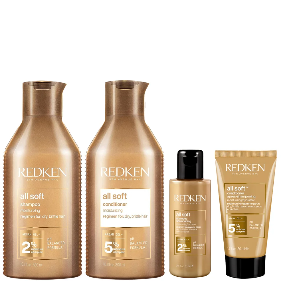 Redken All Soft Shampoo and Conditioner Bundle for Dry Hair Imagen 1