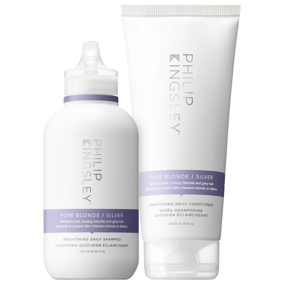 Philip Kingsley Pure Blonde/Silver Shampoo 250ml and Conditioner 200ml Duo Imagen 1