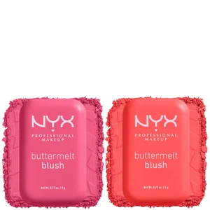 NYX Professional Makeup Buttermelt Powder Blush up to 12H Wear Blush Bundle (Various Shades) - Shade Had Butta