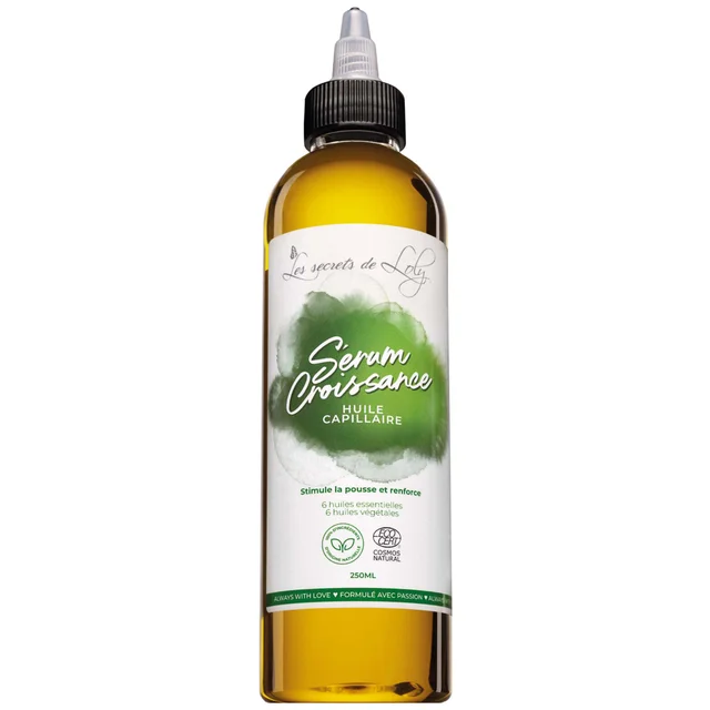Aceite capilar Serum Croissance de Les Secrets de Loly, 250 ml