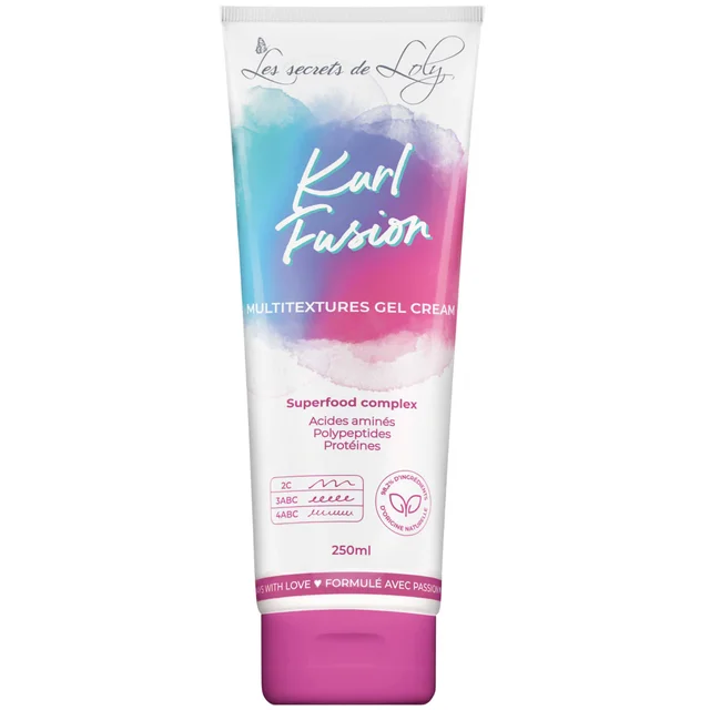 Gel de peinado en crema multitextura Kurl Fusion de Les Secrets de Loly, 250 ml