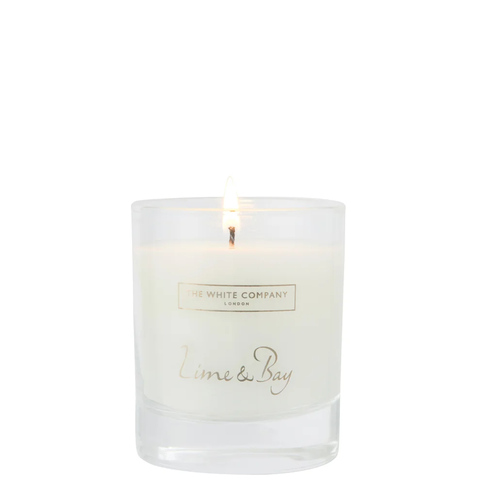The White Company Lime & Bay Signature Candle 140g Imagen 1