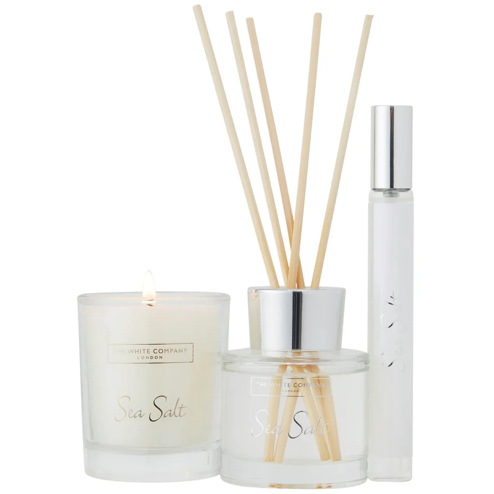 The White Company Sea Salt Mini Home Scenting Set Imagen 1