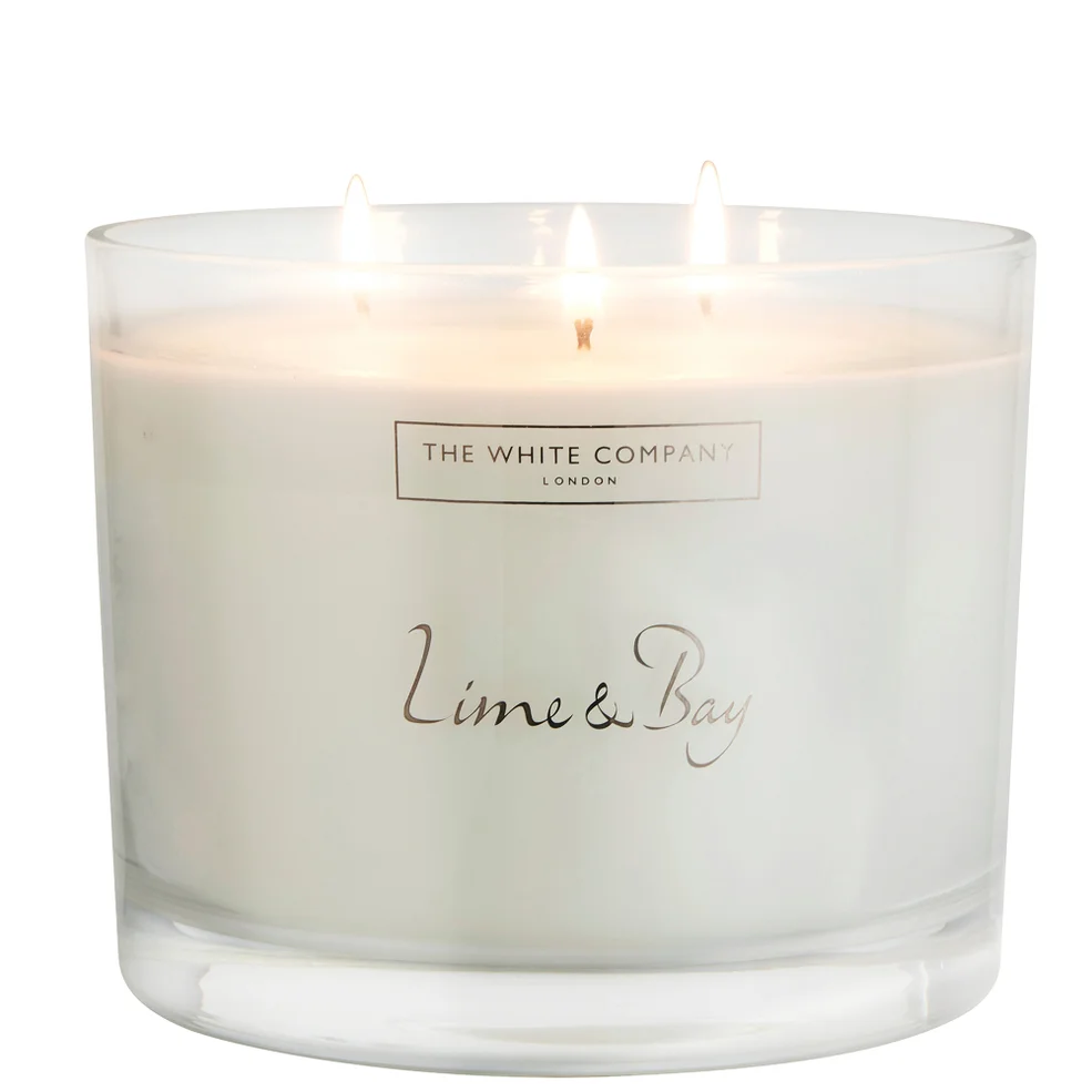 The White Company Lime & Bay Large Candle 770g Imagen 1