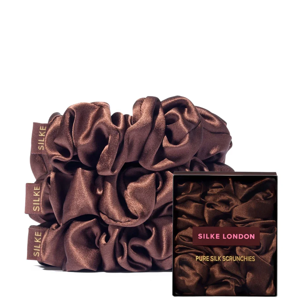 SILKE London Hair Scrunchies - Brown Imagen 1