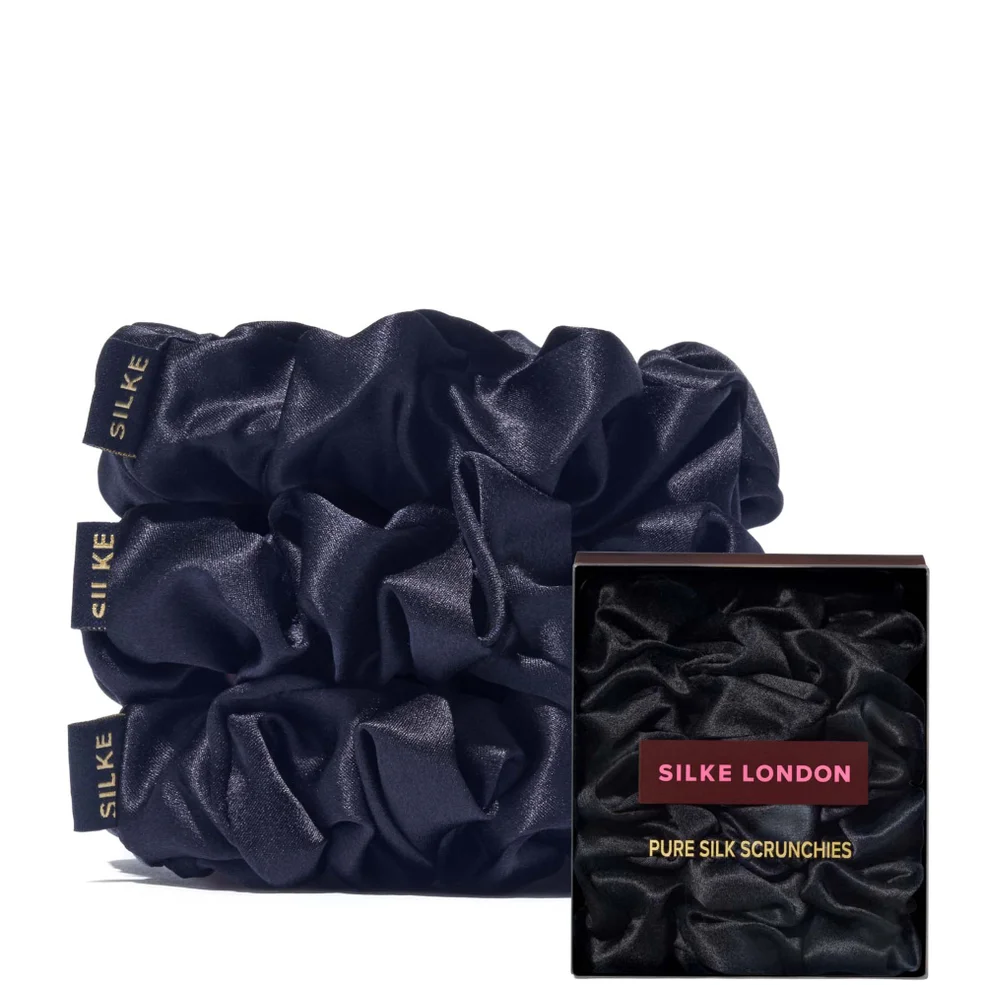 SILKE London Hair Scrunchies - Black Imagen 1