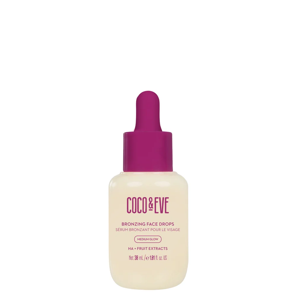 Coco & Eve Bronzing Face Drops (Medium Glow) 30ml Imagen 1
