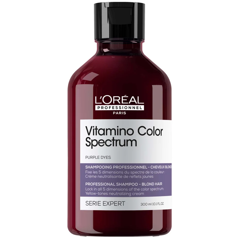 L'Oréal Professionnel Vitamino Color Spectrum Purple Tinted Shampoo For Blonde Coloured Hair 300ml Imagen 1