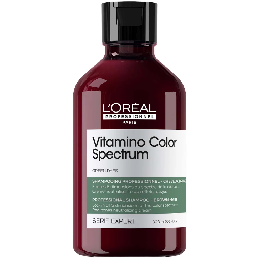 L'Oréal Professionnel Vitamino Color Spectrum Green Tinted Shampoo For Dark Brown Coloured Hair 300ml Imagen 1