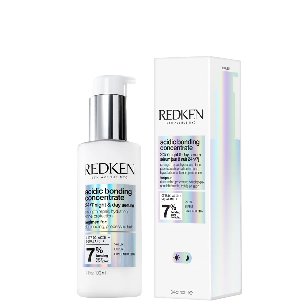 Redken Acidic Bonding Concentrate 24/7 Night and Day Hair Serum, Repair & Strengthen Damaged Hair 100ml Imagen 1