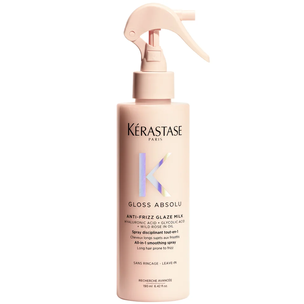 Kérastase Gloss Absolu Anti-Frizz Glaze Milk Spray with Glycolic Acid, Hyaluronic Acid and Wild Rose in Oil 190ml Imagen 1