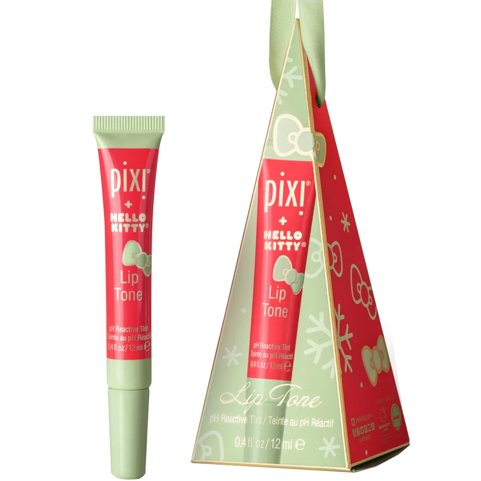 PIXI + HK Lip Tone Holiday 12ml Pyramid Ornament - Coral Delight Imagen 1