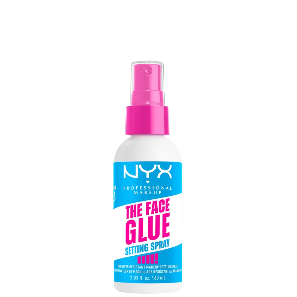 NYX Professional Makeup The Face Glue Setting Spray Up To 24 Hour Wear Transfer Resistant & Waterproof 60ml Imagen 1